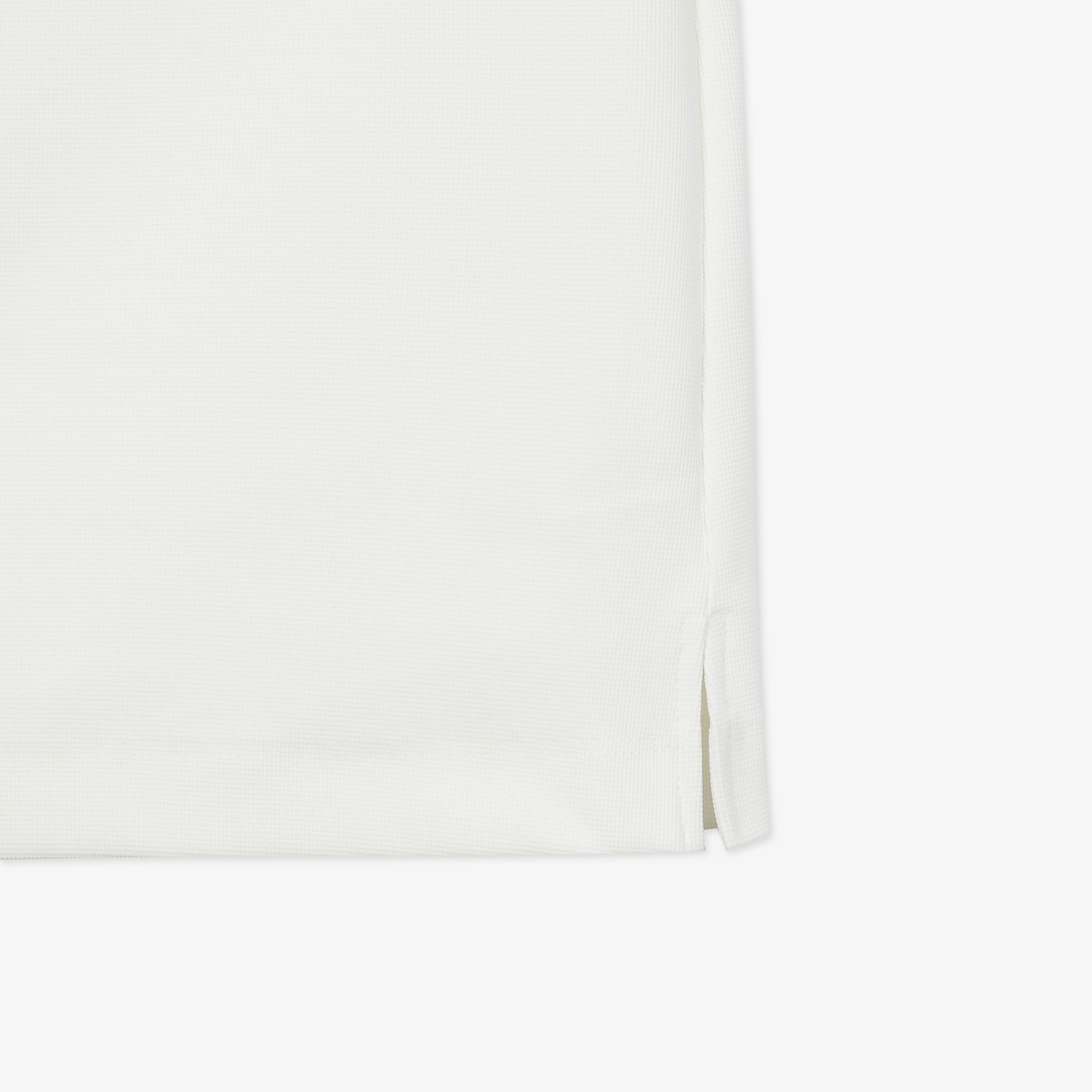 여성 모노그램 배색 칼라 티셔츠_화이트